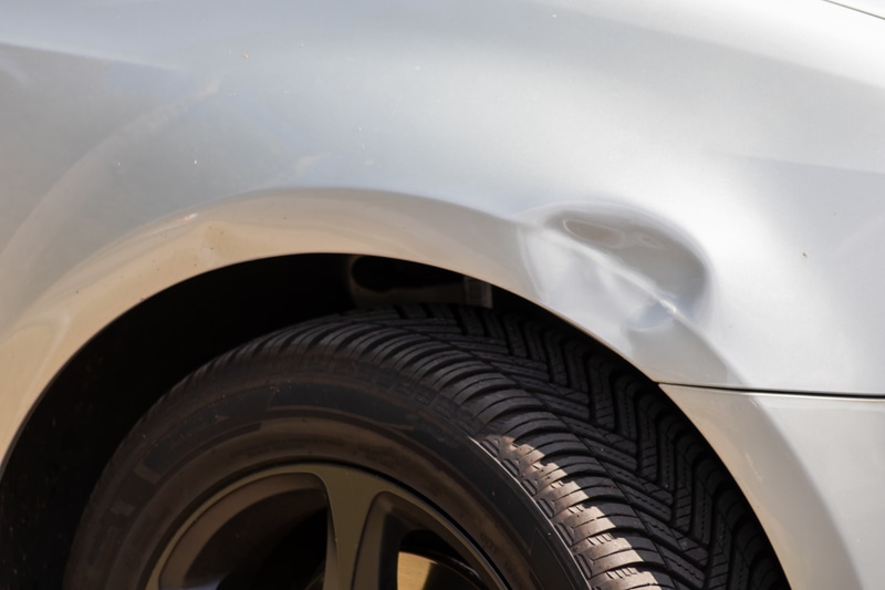 crease in car